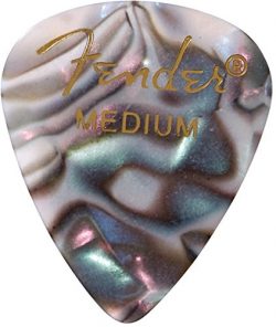 Fender 351 Shape Premium Picks (12 Pack) for electric guitar, acoustic guitar, mandolin, and bass