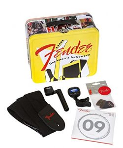 Fender Essential Electric Guitar Accessories Kit -Lunchbox Bundle