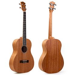 30 Inch Ukulele Mahogany Ukelele Baritone Size Hawaii Guitar UkeFrom Kmise