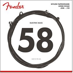 Fender Nylon Bass Guitar Strings, Light