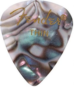 Fender 351 Shape Premium Picks (12 Pack) for electric guitar, acoustic guitar, mandolin, and bass