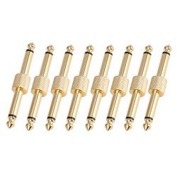 Donner Pedal Coupler 1/4 inch For Guitar Effect Pedal Connector 8 Pack