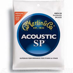 Martin MSP4150 SP Phosphor Bronze Acoustic Guitar Strings, Light/Medium