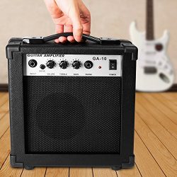 Luvay 10 Watt Electric Guitar Amplifier, with Back Support – Stand