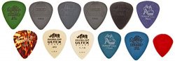 Dunlop PVP102 Pick Variety Pack, Assorted, Medium/Heavy, 12/Player’s Pack