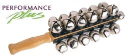Performance Plus SBL-25 Professional Sleigh Bells- 25 Nickel Plated Jingle Bells- Four Rows with ...