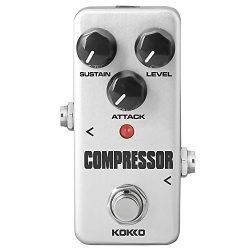 Compressor Guitar Pedal, Mini Effect Processor Fully Analog Circuit Universal for Guitar and Bas ...