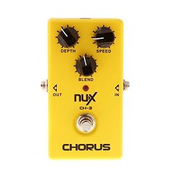 NUX CH-3 Chorus Electric Guitar Effect Pedal Low Noise True Bypass Built-in Operation Amplifier  ...