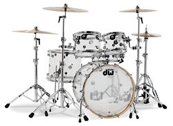 DW Design Series Clear Acrylic 5-piece Kit