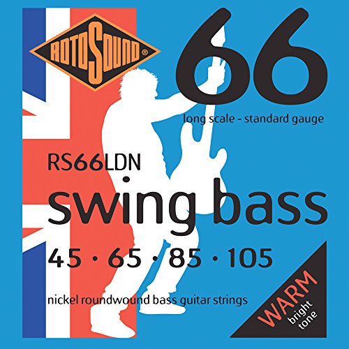 Rotosound RS66LDN Nickel Bass Guitar Strings (45 65 85 105)