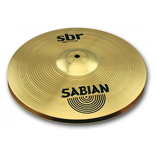 Sabian SBR1302 SBR Series Pure Brass 13-Inch Hi-Hat Cymbals