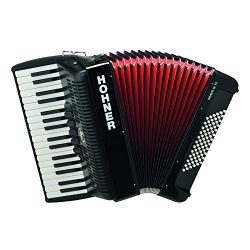 Hohner Bravo III Piano Accordion, 72 Bass, Black