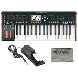 Behringer Deepmind 6 Analog 6 Voice Polyphonic Synthesizer w/ Sustain Pedal and