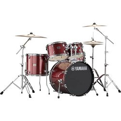 Yamaha Rydeen Acoustic Drum Set Drum Kit Set (5-piece shell pack) with Single Braced Drums Hardw ...