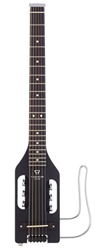 Traveler Guitar ULST BLK Ultra-Light Steel Acoustic/Electric Travel Guitar (Black)