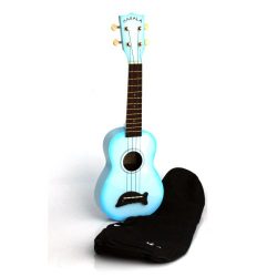 KA MK SD LBLBURST Makala MK-SD/LBL Light Blue Burst Dolphin Bridge Soprano Ukulele