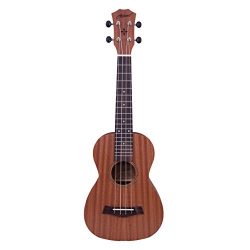 Makanu Professional Concert Ukulele Soudhole decoration Ukulele for Beginner Matt Finish Ukulele ...