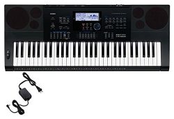 Casio CTK6200 61-Key Personal Keyboard with Power Supply