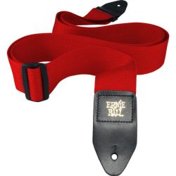 Ernie Ball Red Polypro Guitar Strap