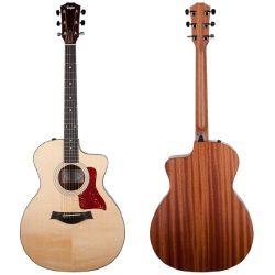 Taylor 114ce 100 Series Acoustic Guitar, Sapele, Grand Auditorium, Cutaway, ES-T