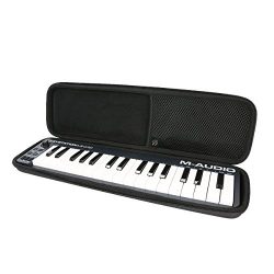 Hard Case For M-Audio Keystation Mini 32 II Ultra-Portable 32-Key USB MIDI Keyboard Controller b ...