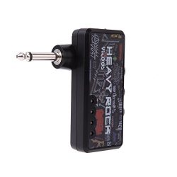 Andoer Vitoos Electric Guitar Plug Mini Headphone Amp Amplifier Heavy Rock Compact Portable