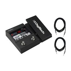 Digitech Element XP Guitar Floor Processor Multi-Effects Pedal w/ (2) 10′ Guitar Cables