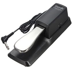 Cherub Sustain Pedal Electric Portable Damper For Yamaha Piano For Casio Keyboard Sustain Ped