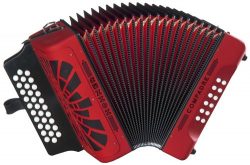 Hohner Compadre FBbEb, Red