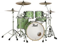 Pearl Masters Maple Complete MCT924XEDP/C348 4 Piece Drum Shell Pack, Absinthe Sparkle