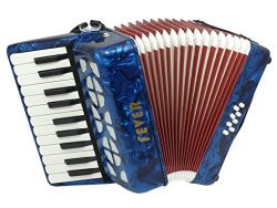 Fever Piano Accordion 22 Keys 8 Bass, Blue