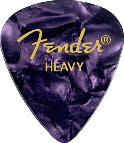 Fender 351 Shape Premium Picks (12 Pack) for electric guitar, acoustic guitar, mandolin, and bass