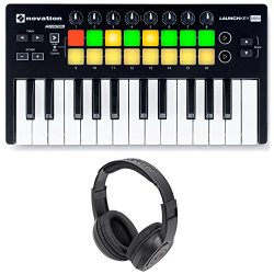 Novation LAUNCHKEY MINI MK2 25 Key USB Keyboard Controller+Headphones