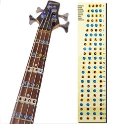 L’MS Guitar Fretboard Note Decals Fingerboard Frets Map Sticker for Beginner Learner Pract ...