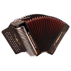 Hohner Corona Xtreme II Accordion, 34 Button, EAD, Black