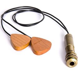 Luvay Piezo Acoustic Pickup, Contact Microphone Transducer for Acoustic Guitar, Ukulele, Violin, ...