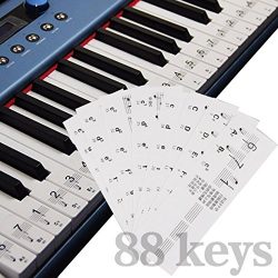 A-SZCXTOP 32/49/54/61/88 Key piano/Electronic organ keyboard sticker transparent anti abrasion F ...