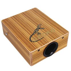 Mugig Travel Cajon, Portable hand drum, Small and cute, Easy to carry, Birch Wood Cajon Drum Box ...