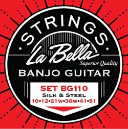 LaBella BG110 Stainless Steel Banjo Strings, Light