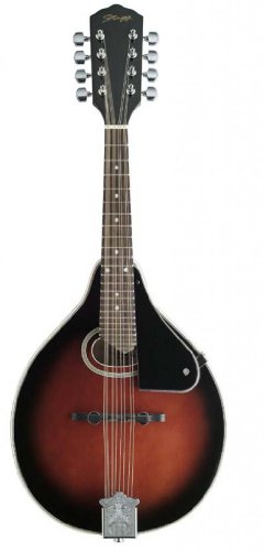 Stagg M-30 Bluegrass Mandolin with Spruce Top – Redburst