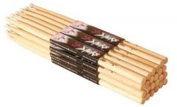 On Stage Maple 7A Wood Tip Drumsticks 12 Pairs