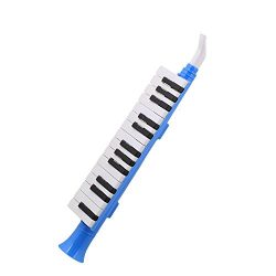 Yibuy 27 Keys Melodica Mouth Organ Wind Piano QM27A Black White Keyboard for Kids