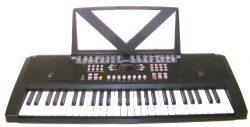 Huntington KB54 54-Key Portable Electronic Keyboard, Black