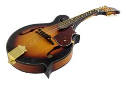 8-String MANDOLIN F-Style SUNBURST TOBACCO Sandalwood Gold Hardware