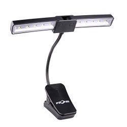 LC Prime MG070 Music Light Portable Clip on Stand for Electronic Organ Pianos Orchestra, Black,  ...