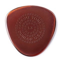 Jim Dunlop 24514130003 Primetone Semi-Round 1.3mm Sculpted Plectra (Grip) – 3 Pack