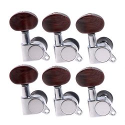 6R Lap Steel Guitar Steel Acoustic Chrome String Tuning Pegs Tuners