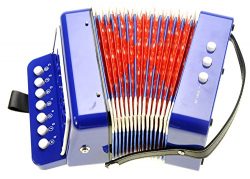 PowerTRC Children’s Musical Instrument Accordion (Blue)