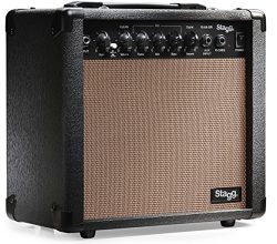 Stagg 15 AA DR USA 15-Watt Acoustic Guitar Amplifier with Digital Reverb