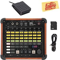 Korg KR-55 Pro Drum Machine Bundle with Footswitch, AUX Cable, SD Card, and Austin Bazaar Polish ...